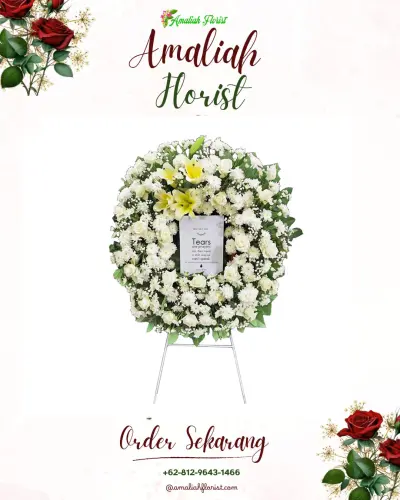 Krans Bunga Duka Cita di Ragajaya